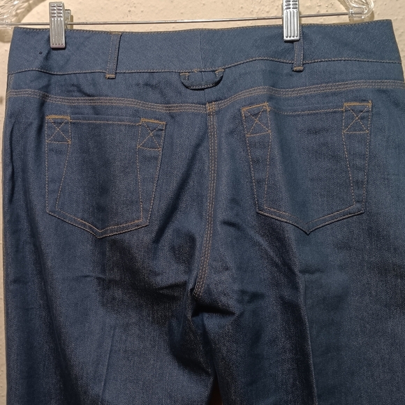 Work To Weekend Classic Blue Denim Women's Pants - Picture 5 of 7